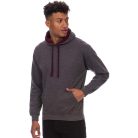 Just Hoods AWJH003 unisex pulóver kontrasztos kapucnival