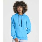 Just Hoods AWJH003 unisex pulóver kontrasztos kapucnival