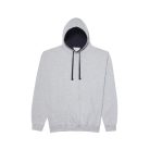 Just Hoods AWJH003 unisex pulóver kontrasztos kapucnival