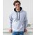 Just Hoods AWJH003 unisex pulóver kontrasztos kapucnival