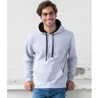 Just Hoods AWJH003 unisex pulóver kontrasztos kapucnival