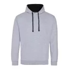 Just Hoods AWJH003 unisex pulóver kontrasztos kapucnival
