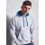 Just Hoods AWJH003 unisex pulóver kontrasztos kapucnival