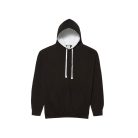 Just Hoods JH003 unisex pulóver kontrasztos kapucnival