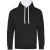 Just Hoods AWJH003 unisex pulóver kontrasztos kapucnival