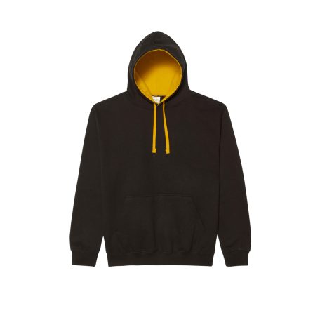 Just Hoods JH003 unisex pulóver kontrasztos kapucnival