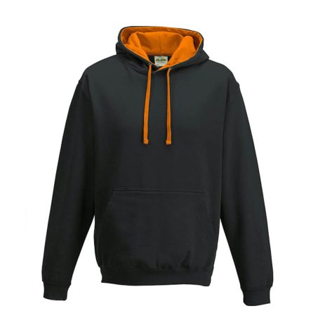 Just Hoods JH003 unisex pulóver kontrasztos kapucnival