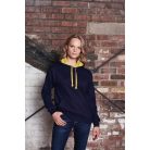 Just Hoods AWJH003 unisex pulóver kontrasztos kapucnival