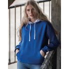 Just Hoods AWJH003 unisex pulóver kontrasztos kapucnival