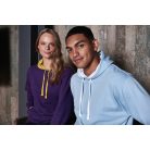 Just Hoods AWJH003 unisex pulóver kontrasztos kapucnival