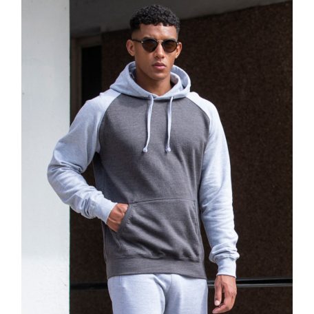 Just Hoods AWJH009 BASEBALL HOODIE L