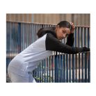 Just Hoods AWJH009 unisex pulóver kontrasztos ujjakkal és kapucnival