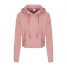 Just Hoods JH016 női rövid pulcsi kenguruzsebbel