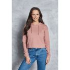 Just Hoods JH016 női rövid pulcsi kenguruzsebbel