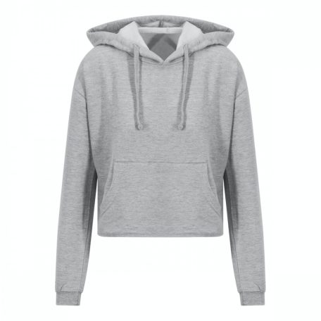 Just Hoods JH016 női rövid pulcsi kenguruzsebbel