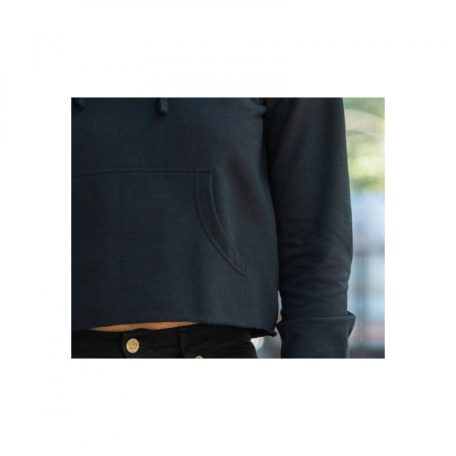 Just Hoods JH016 női rövid pulcsi kenguruzsebbel