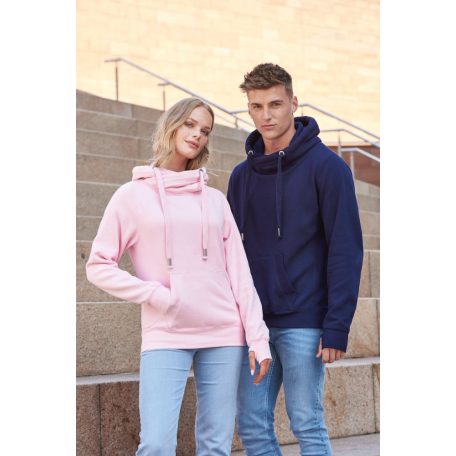 Just Hoods JH021 unisex pulóver keresztpántos nyakkal