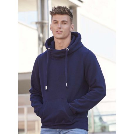 Just Hoods JH021 unisex pulóver keresztpántos nyakkal