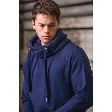 Just Hoods JH021 unisex pulóver keresztpántos nyakkal