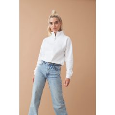   Just Hoods JH037 női divat pulcsi, álló nyakkal, cipzáras