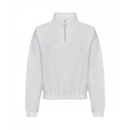 Just Hoods JH037 női divat pulcsi, álló nyakkal, cipzáras