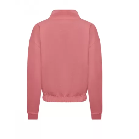 Just Hoods JH037 női divat pulcsi, álló nyakkal, cipzáras