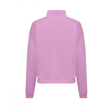 Just Hoods JH037 női divat pulcsi, álló nyakkal, cipzáras