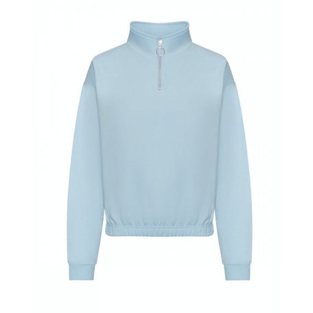 Just Hoods JH037 női divat pulcsi, álló nyakkal, cipzáras