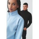 Just Hoods JH037 női divat pulcsi, álló nyakkal, cipzáras