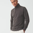 Just Hoods JH046 SOPHOMORE nyak cipzáras divat pulcsi