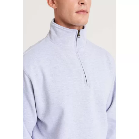 Just Hoods AWJH046 unisex nyakcipzáras pulóver