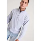 Just Hoods AWJH046 unisex nyakcipzáras pulóver