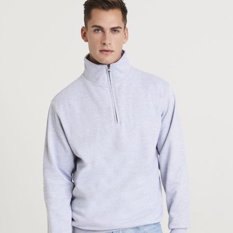 Just Hoods JH046 SOPHOMORE nyak cipzáras divat pulcsi