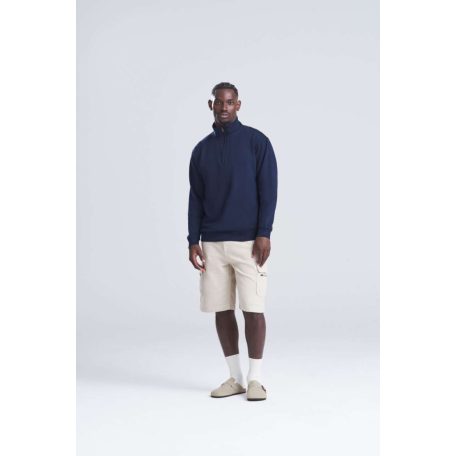 Just Hoods JH046 SOPHOMORE nyak cipzáras divat pulcsi