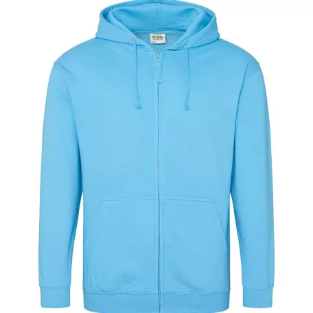 Just Hoods JH050 férfi cipzáras pulóver