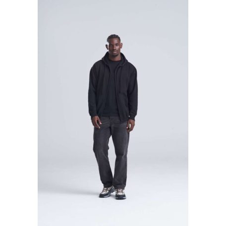 Just Hoods JH050 férfi cipzáras pulóver