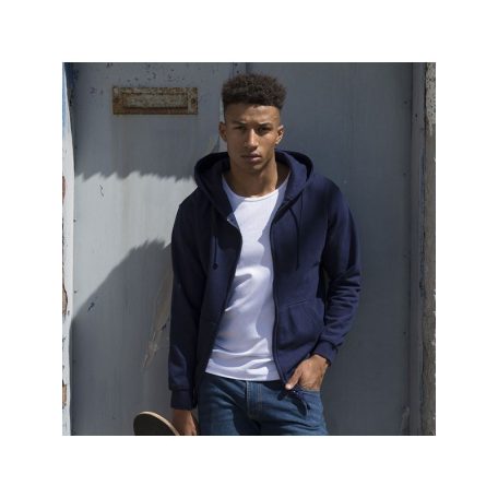 Just Hoods JH050 férfi cipzáras pulóver