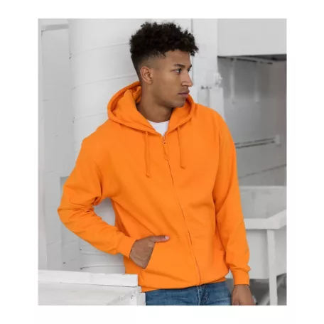 Just Hoods JH050 férfi cipzáras pulóver