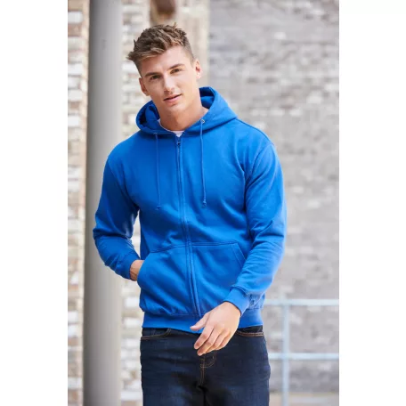 Just Hoods JH050 férfi cipzáras pulóver