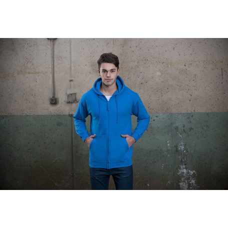 Just Hoods JH050 férfi cipzáras pulóver