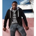 Just Hoods AWJH052 unisex cipzáras pulóver kapucnival