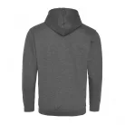 Just Hoods JH053 unisex cipzáras pulóver kontrasztos kapucnival