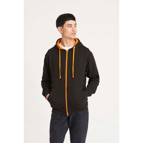 Just Hoods JH053 pamut kapucnis pulóver, kenguruzsebbel