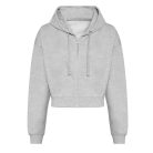 Just Hoods AWJH065 NŐI FASHION RÖVID FAZONÚ CIPZÁRAS KAPUCNIS PULÓVER XL