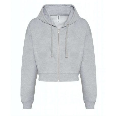 Just Hoods AWJH065 NŐI FASHION RÖVID FAZONÚ CIPZÁRAS KAPUCNIS PULÓVER XXS