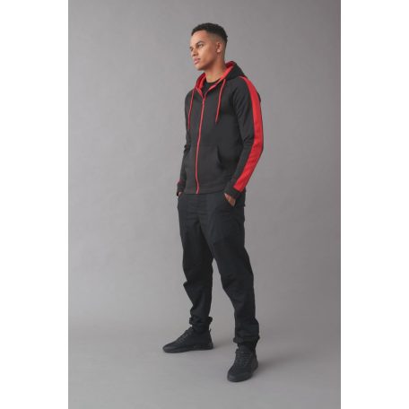 Just Hoods AWJH066 unisex cipzáras pulóver