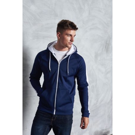 Just Hoods AWJH066 unisex cipzáras pulóver