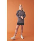 Just Hoods JH090 mosott hatású pulóver, kapucnival