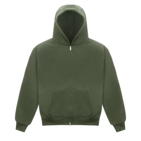 Just Hoods AWJH125 ovesize unisex cipzáras pulóver