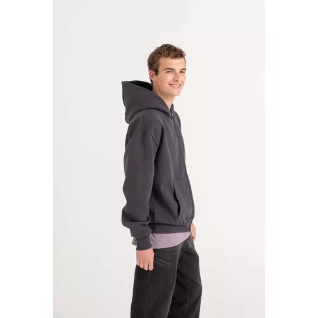 Just Hoods AWJH125 ovesize unisex cipzáras pulóver